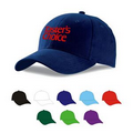 6 Panel Medium Profile Structured Cotton Cap